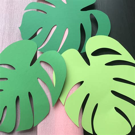 cut  palm leaf template printable