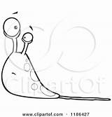 Slug Clipart Slime Confused Cartoon Toonaday Royalty Vector Leishman Ron Slugs Template 2021 sketch template