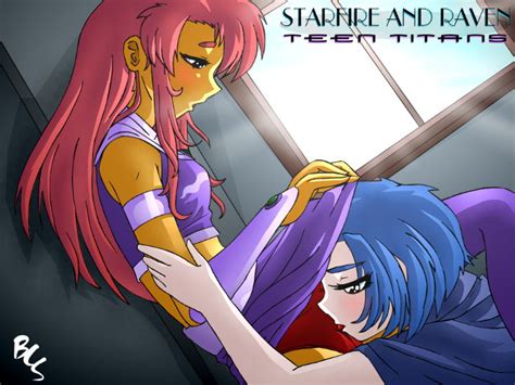 starfire and raven lesbian lovers pictures luscious hentai and erotica