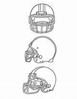 Helmets sketch template