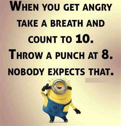 Funny Minion Quote About Anger Pictures Photos And