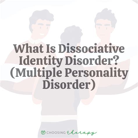 dissociative identity disorder  symptoms  treatments