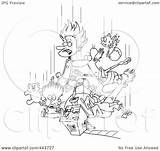 Family Cartoon Members Outline Dropping Illustration Clip Toonaday Royalty Rf Clipart 2021 Clipground sketch template