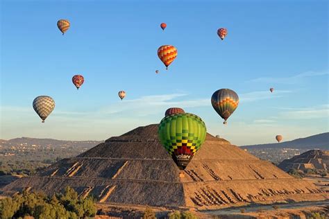 2023 Hot Air Balloon Flight Over Teotihuacan From Mexico City