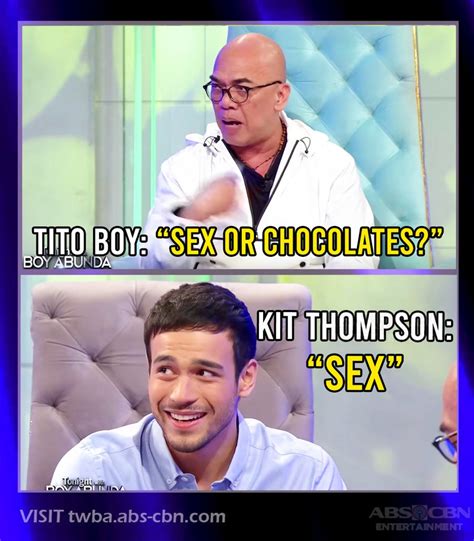 Sexy Time Or Chocolates Here Are Some Twba Guests Who Answered The