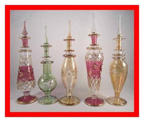 de mooiste glazen parfumflesjes uit egypte te koop aangeboden op tweedehandsnet