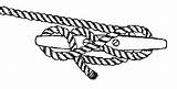 Rope Drawing Knot Knots Getdrawings sketch template