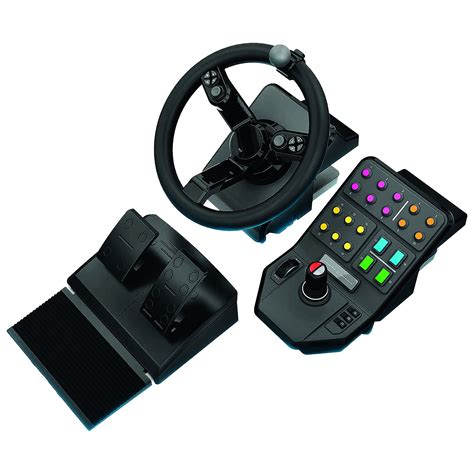 logitech  heavy equipment farm simulator controller pc game racing wheel ldlc  year warranty
