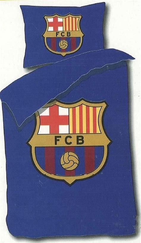 dekbed barcelona blauw logo  bolcom