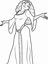 Tangled Gothel Mother sketch template
