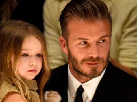 david beckham proves he s the sweetest dad by sewing dresses for his