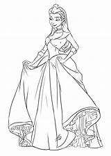 Coloring Pages Princess Amber Disney sketch template