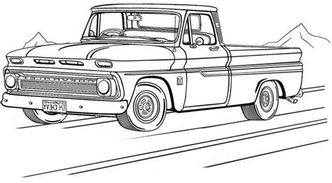 unique  chevy truck coloring page truck coloring pages chevy
