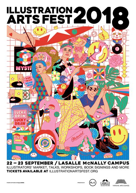 illustration arts festival  poster  behance