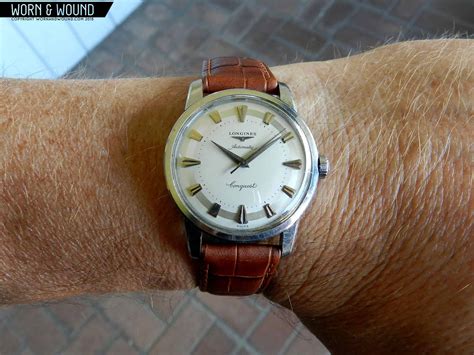 affordable vintage  longines conquest worn wound