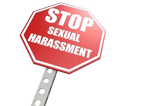 stop sexual harassment road sign being a thinkaholic