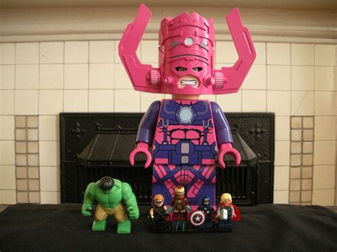 custom lego marvel super heroes galactus minifigure