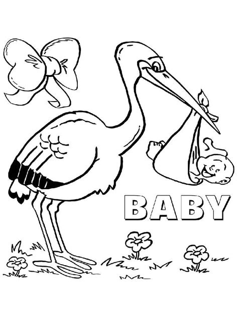 stork coloring page   print stork coloring page coloring home