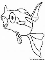 Coloring Pokemon Fun Water Pages Remoraid Seadra sketch template