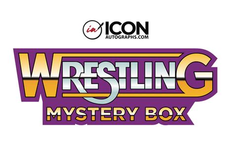 wrestling mystery box icon autographs