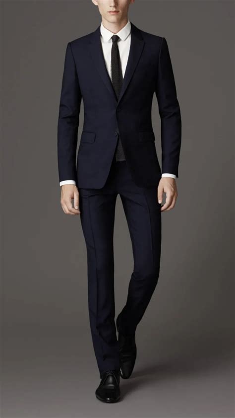 wedding suits dark blue  custom  suit business mens tuxedo