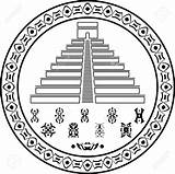 Aztec Stencil Pyramid Pyramids Symbols Vector Mayan Drawing Drawings Mandala Stock Illustration Getdrawings Mandalas Maya Vectors Ancient Colourbox sketch template