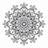 Henna Mandala Clipart Transparent Webstockreview sketch template