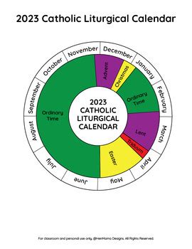 catholic liturgical calendar printables activities updated