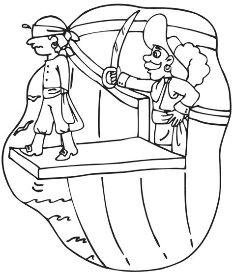 boy pirate coloring page coloring pages