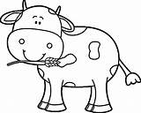 Calf Cow Coloring Pages Getdrawings Print sketch template