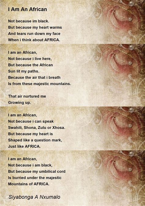 african poem  africa