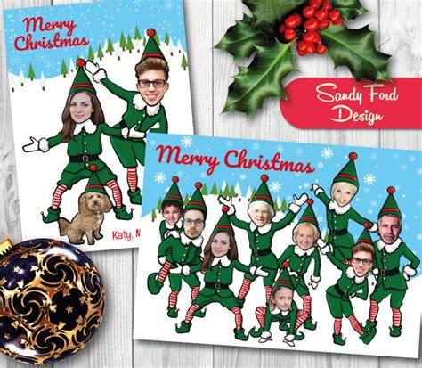 personalized family christmas card funny photo christmas card