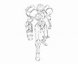 Aran Samus Strong Coloring Pages sketch template