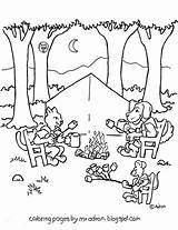 Coloring Pages Mystery Friends Camping Printable Animal Kids Mr Camp Marshmallows Peabody Coloringpagesbymradron Getcolorings Roast Color Getdrawings Sheets Adron sketch template