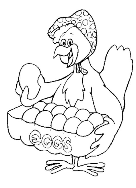 coloring pages  chickens clipartsco