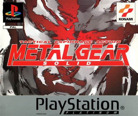 Metal Gear Solid 1998 Box Cover Art Mobygames