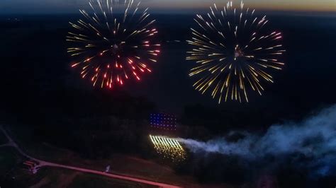 drone show  integrated fireworks display synchronised   full show youtube