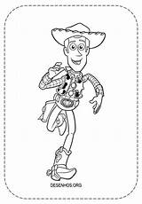 Woody Pintar Personagem sketch template