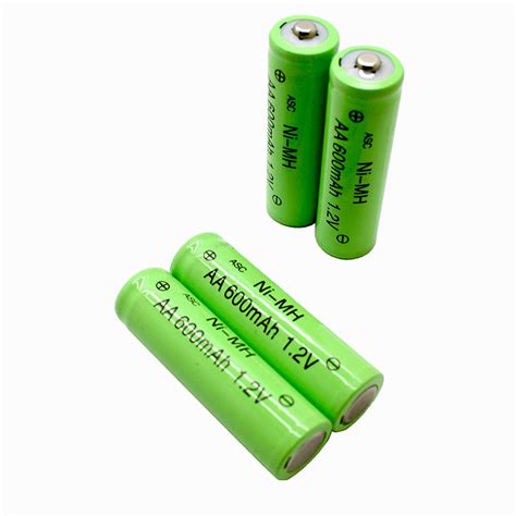 pack aa ni mh mah rechargable batteries nimh battery  solar