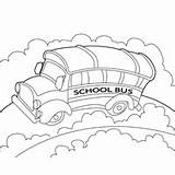 Bus Moving School Surfnetkids Coloring sketch template