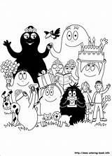 Barbapapa Coloring Colorare sketch template