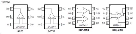 max sc ns  power single supply precision ttl comparators maxim integrated