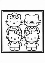 Kitty Hello Coloring Pages Kids Hellokitty Fun sketch template