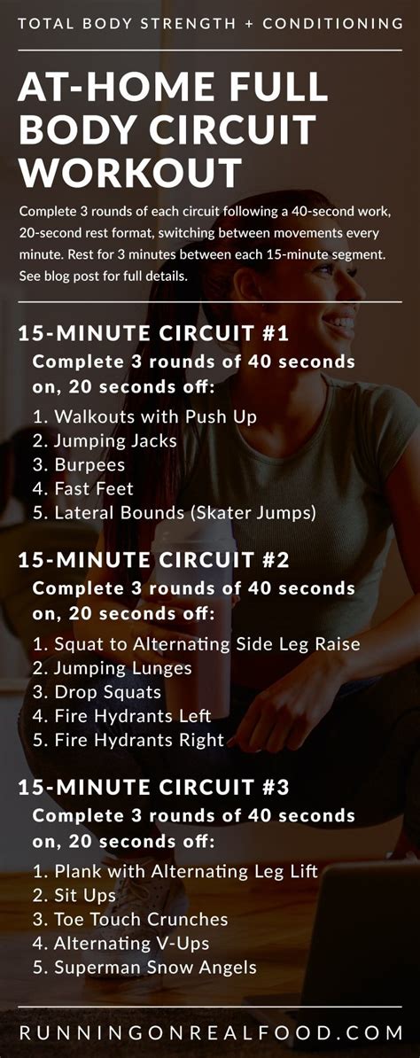 minute  equipment hiit workout running  real food