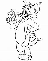 Coloring Tom Jerry Cartoon Pages Printable Kids sketch template
