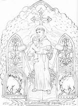 Saint Anthony Padua Zechariah Coroflot S3images Sheets Sfântul Francisc Coloringhome sketch template