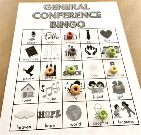 printable general conference bingo cards lola lambchops