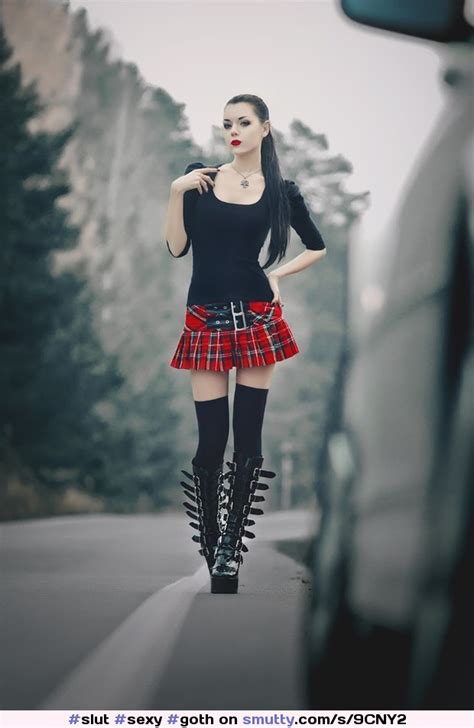 sexy goth schoolgirl hottie pale beautiful emo