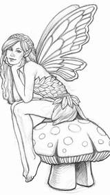Colouring Fairies Steampunk sketch template