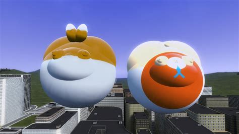 inflated cream  tails floating   city  epic  deviantart